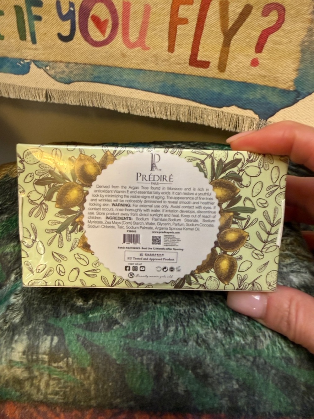 Prédiré Extreme Anti-Aging Argan Oil Infused Soap - Cream/Gold - Picture 2 of 3